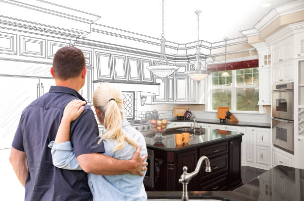 Professional Backsplash Installation technician working in River Falls, WI